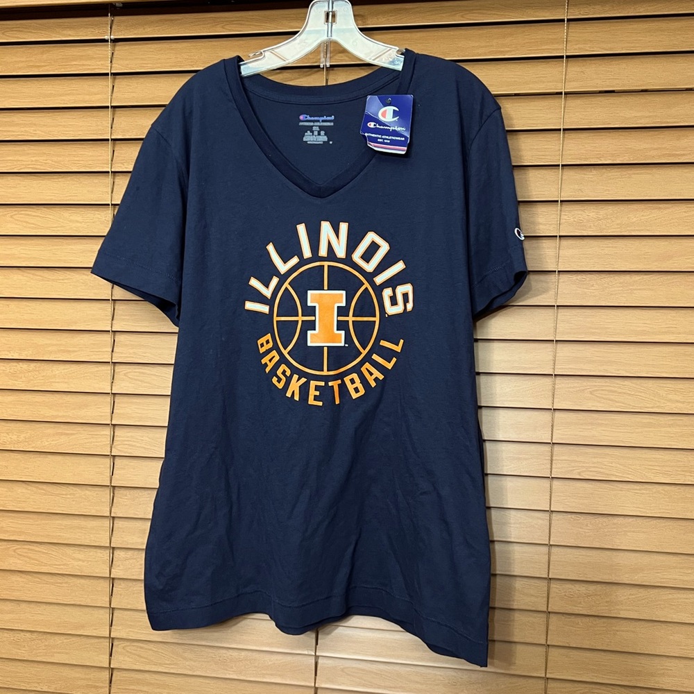 Illinois Basketball t-shirt women size 2XL